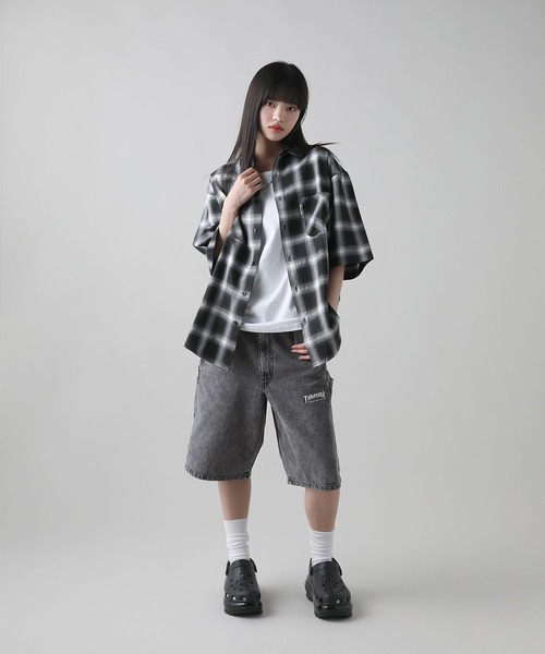 ZIP Select Thrasher デニムパンツ ブラック THRASHER（スラッシャー）の「Buyer's Select/THRASHER/オーバー