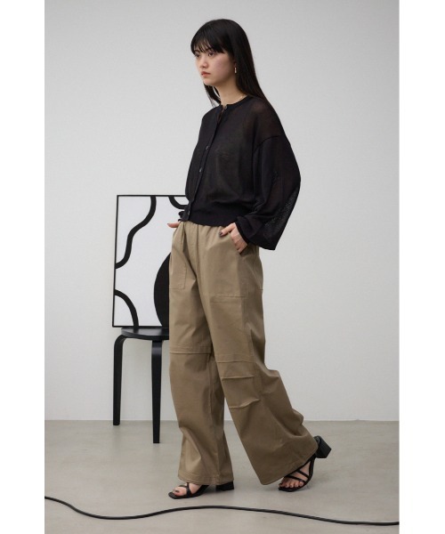 AZUL by moussy（アズールバイマウジー）の「ルーズカーゴパンツ（カーゴパンツ・レディース・アイボリー/ブラック/カーキ・SMALL/MEDIUM）」の18枚目の写真