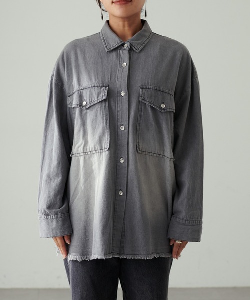 LARUTA（ラルータ）の「【LARUTA】デニム6オンスオーバーシャツ
