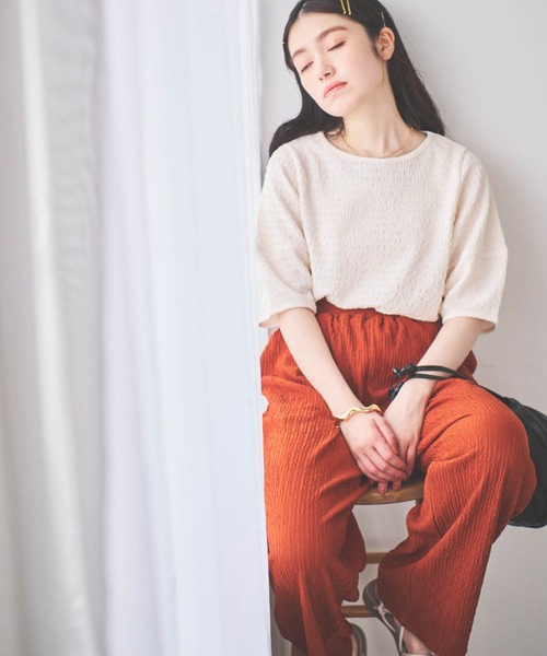 希少柄✨️美品✨️プリーツプリーズ●総柄●アート●大きめ●パンツ●サイズ4 FREAK'S STORE（フリークスストア）の「限定展開 2トーン 花柄