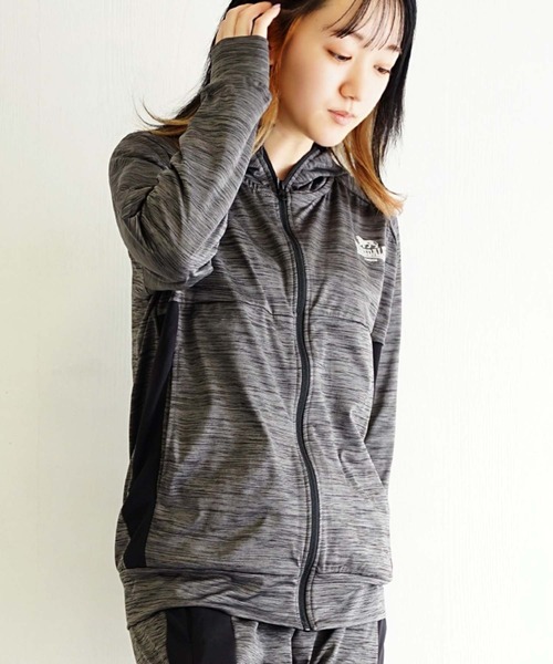 LONSDALE(ロンズデール)の「LONSDALE ポリニット フルジップパーカー(ジャージ・メンズ・チャコール・L)」の9枚目の写真