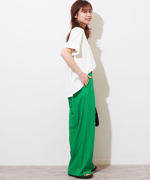 JOURNAL STANDARD relume(ジャーナルスタンダード レリューム)の「《追加2》ADDICTポンチクルーネックタックプルオーバー(Tシャツ/カットソー・レディース・ベージュ/ホワイト/チャコールグレー/ブラック・FREE)」の11枚目の写真