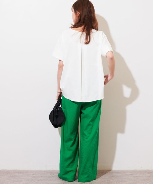JOURNAL STANDARD relume(ジャーナルスタンダード レリューム)の「《追加2》ADDICTポンチクルーネックタックプルオーバー(Tシャツ/カットソー・レディース・ベージュ/ホワイト/チャコールグレー/ブラック・FREE)」の12枚目の写真