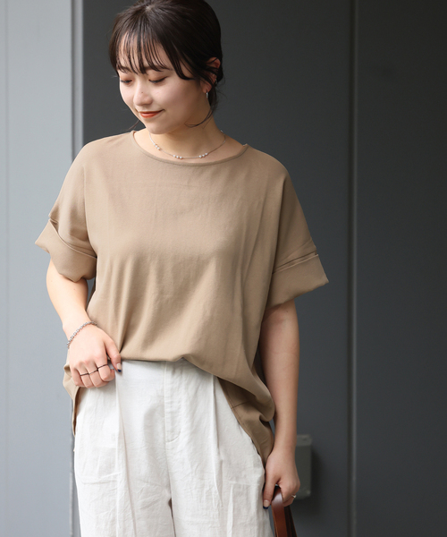JOURNAL STANDARD relume(ジャーナルスタンダード レリューム)の「《追加2》ADDICTポンチクルーネックタックプルオーバー(Tシャツ/カットソー・レディース・ベージュ/ホワイト/チャコールグレー/ブラック・FREE)」の20枚目の写真