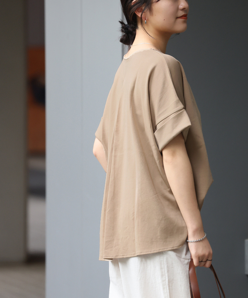 JOURNAL STANDARD relume(ジャーナルスタンダード レリューム)の「《追加2》ADDICTポンチクルーネックタックプルオーバー(Tシャツ/カットソー・レディース・ベージュ/ホワイト/チャコールグレー/ブラック・FREE)」の22枚目の写真
