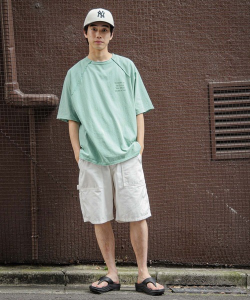 niko and...（ニコアンド）の「ペインターショートパンツ（その他パンツ・メンズ・ブラック/オフホワイト/ブルー/インディゴブルー・MEDIUM/LARGE）」の5枚目の写真