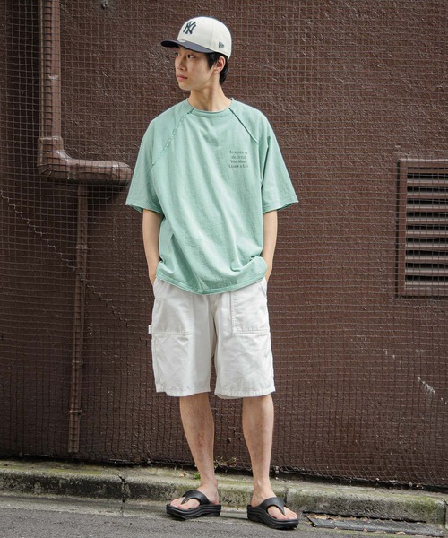 niko and...（ニコアンド）の「ペインターショートパンツ（その他パンツ・メンズ・ブラック/オフホワイト/ブルー/インディゴブルー・MEDIUM/LARGE）」の6枚目の写真