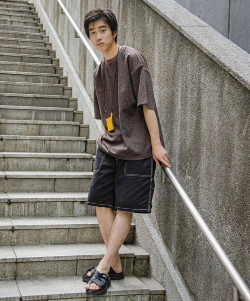 niko and...（ニコアンド）の「ペインターショートパンツ（その他パンツ・メンズ・ブラック/オフホワイト/ブルー/インディゴブルー・MEDIUM/LARGE）」の12枚目の写真