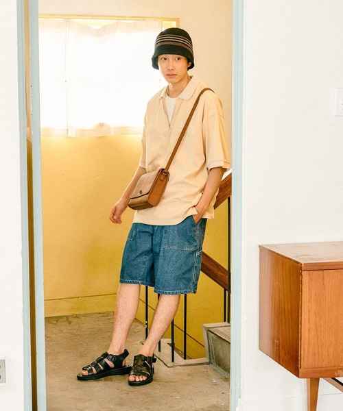 niko and...（ニコアンド）の「ペインターショートパンツ（その他パンツ・メンズ・ブラック/オフホワイト/ブルー/インディゴブルー・MEDIUM/LARGE）」の14枚目の写真