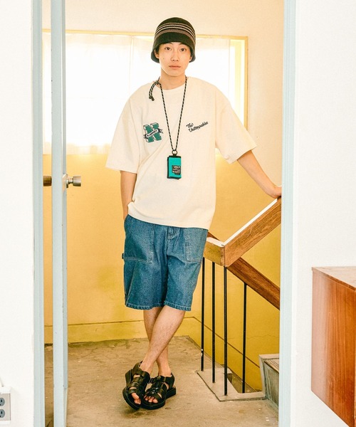 niko and...（ニコアンド）の「ペインターショートパンツ（その他パンツ・メンズ・ブラック/オフホワイト/ブルー/インディゴブルー・MEDIUM/LARGE）」の18枚目の写真