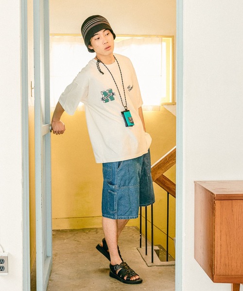 niko and...（ニコアンド）の「ペインターショートパンツ（その他パンツ・メンズ・ブラック/オフホワイト/ブルー/インディゴブルー・MEDIUM/LARGE）」の19枚目の写真