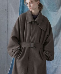 SERACE（セラス）の「【SERACE】2way over melton soutien collar coat   2wayオーバーメルトンステンカラーコート（ステンカラーコート）」