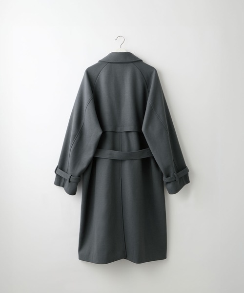 SERACE】2way over melton soutien collar coat / 2wayオーバー