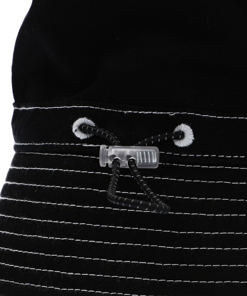 X-girl（エックスガール）の「STITCH BUCKET HAT（ハット・レディース・ホワイト/ブラック/ブラウン・ONE SIZE）」の13枚目の写真