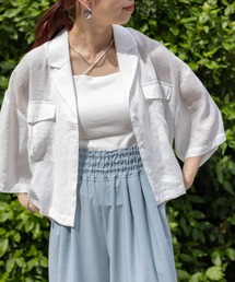 LEPSIM | 開襟ショートシャツ　117918(シャツ/ブラウス)