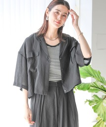 LEPSIM | 開襟ショートシャツ　117918(シャツ/ブラウス)