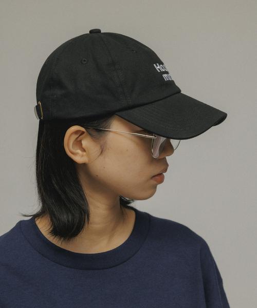 M TO R（ムウトアール）の「【Hoodmart】FOR M Hoodmart CAP（キャップ・レディース・ブラック/ネイビー・FREE）」の8枚目の写真