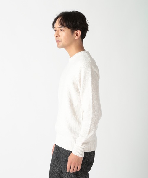 CROWDED CLOSET（クラウデッドクローゼット）の「5Gモールニット（ニット/セーター・メンズ・ブラック/ワイン/ブルー/ホワイト・03/02/04）」の7枚目の写真