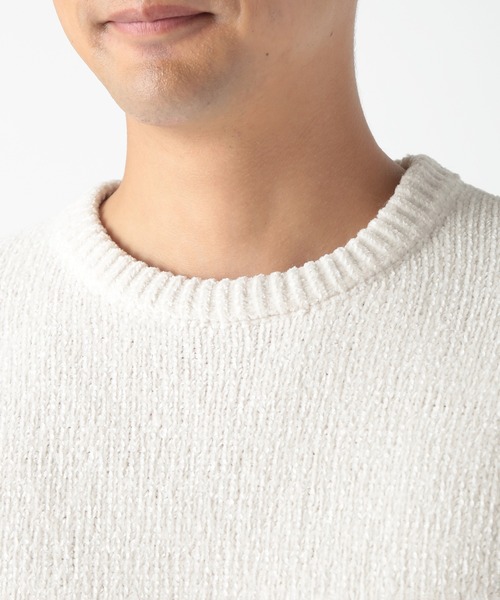 CROWDED CLOSET（クラウデッドクローゼット）の「5Gモールニット（ニット/セーター・メンズ・ブラック/ワイン/ブルー/ホワイト・03/02/04）」の9枚目の写真