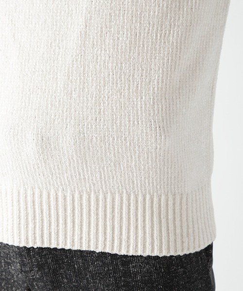 CROWDED CLOSET（クラウデッドクローゼット）の「5Gモールニット（ニット/セーター・メンズ・ブラック/ワイン/ブルー/ホワイト・03/02/04）」の11枚目の写真