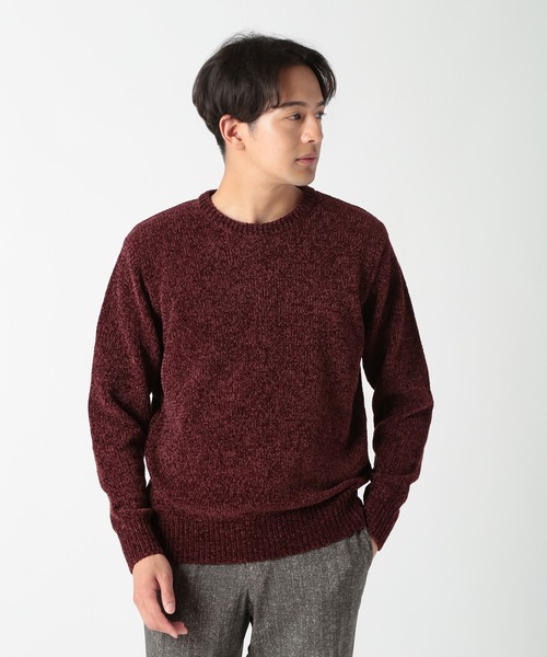 CROWDED CLOSET（クラウデッドクローゼット）の「5Gモールニット（ニット/セーター・メンズ・ブラック/ワイン/ブルー/ホワイト・03/02/04）」の19枚目の写真