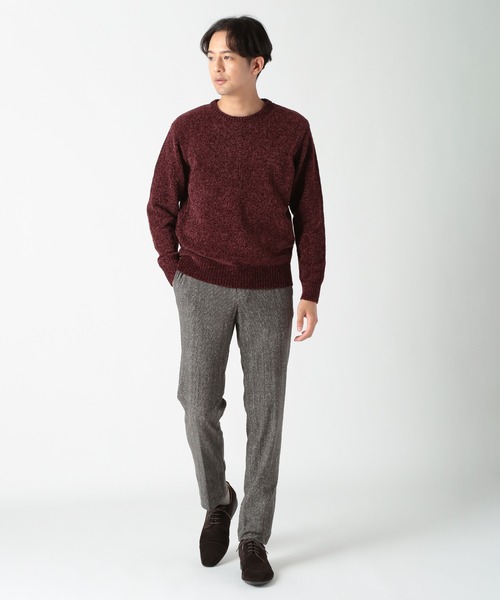 CROWDED CLOSET（クラウデッドクローゼット）の「5Gモールニット（ニット/セーター・メンズ・ブラック/ワイン/ブルー/ホワイト・03/02/04）」の20枚目の写真