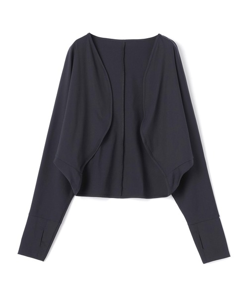 A/C DESIGN BY ALPHA CUBIC(エーシーデザインバイアルファキュービック)の「【UVカット・接触冷感】ボレロ(カーディガン/ボレロ・レディース・グレー/ベージュ/ブラック・フリー)」の2枚目の写真