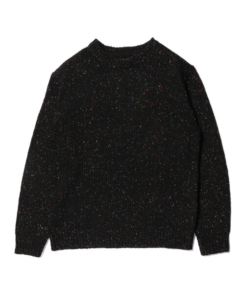 BEAMS(ビームス)の「3ゲージ カラーネップ クルーネック ニット 24FW(ニット/セーター・メンズ・ネイビー/ブラック/ナチュラル・XL/L/M/S)」の14枚目の写真