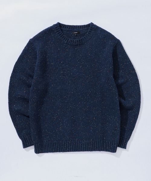 BEAMS(ビームス)の「3ゲージ カラーネップ クルーネック ニット 24FW(ニット/セーター・メンズ・ネイビー/ブラック/ナチュラル・XL/L/M/S)」の19枚目の写真