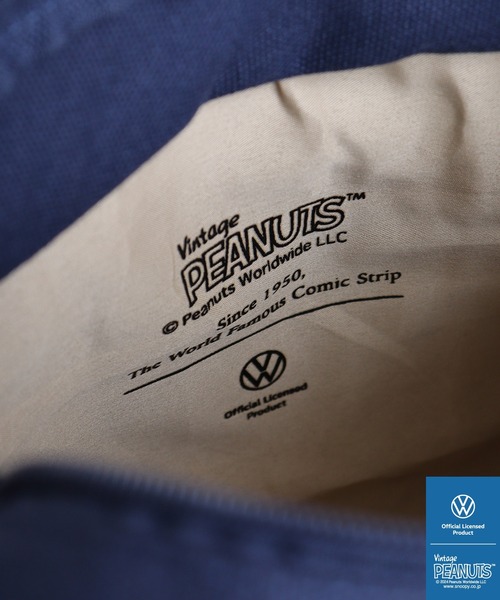PEANUTS(ピーナッツ)の「PEANUTS×VOLKSWAGEN トートバッグ(小)(トートバッグ・メンズ・ベージュ/ネイビー・FREE)」の13枚目の写真