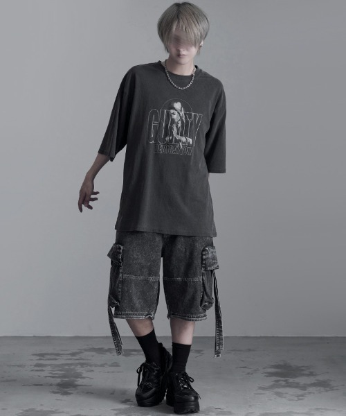 SILVER BULLET(シルバーバレット)の「『CavariA/キャバリア』デニム2wayタクティカルパンツ(デニムパンツ・メンズ・ネイビー/ブラック・M/L)」の6枚目の写真
