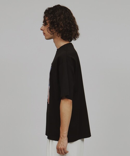 tk.TAKEO KIKUCHI（ティーケータケオキクチ）の「モザイクアブストTシャツ（Tシャツ/カットソー・メンズ・オフホワイト/ブルー/ブラック・03/02/01）」の9枚目の写真