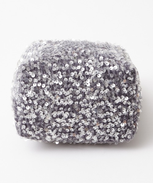 AIMER（エメ）の「【WEB限定】スパンコール2WAYパーティーバッグ（ハンドバッグ・レディース・ブラック/ライトグレー/ベージュ・FREE）」の7枚目の写真