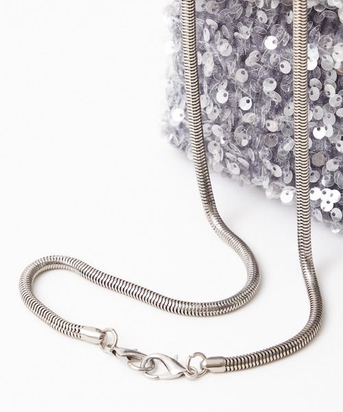 AIMER（エメ）の「【WEB限定】スパンコール2WAYパーティーバッグ（ハンドバッグ・レディース・ブラック/ライトグレー/ベージュ・FREE）」の11枚目の写真