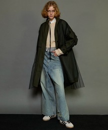 Reversible Tulle Mod Coat/リバーシブルチュールモッズコート【MAISON