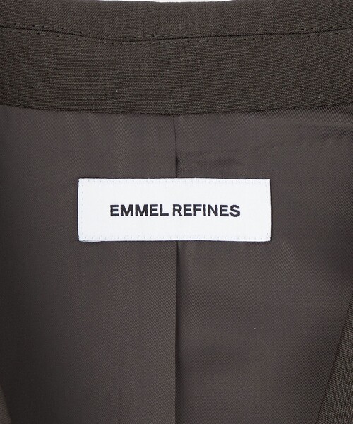 EMMEL REFINES(エメルリファインズ)の「<EMMEL REFINES>EM ダブルボタン ビッグ ジレ(ベスト・レディース・ダークブラウン/ダークグレー・M/S)」の6枚目の写真