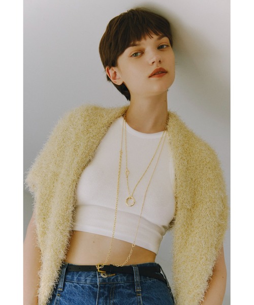 emmi(エミ)の「シンプルナローベルト(ベルト・レディース・シルバー/ブラック・FREE)」の2枚目の写真