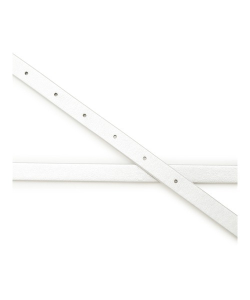 emmi(エミ)の「シンプルナローベルト(ベルト・レディース・シルバー/ブラック・FREE)」の5枚目の写真