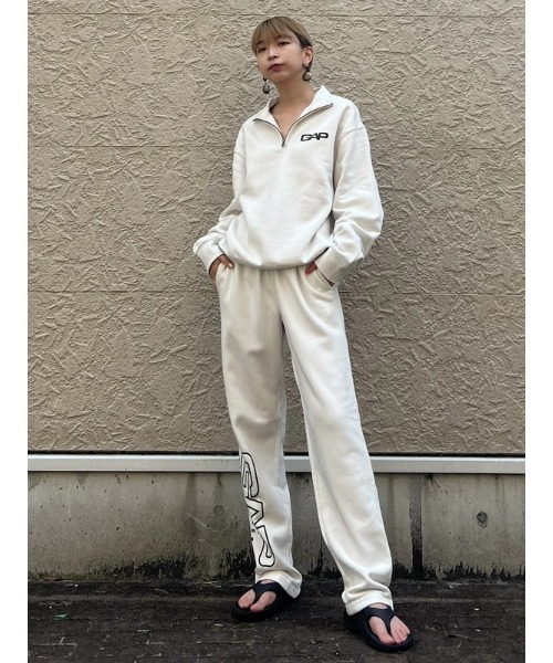 ★  ロゴジョガーパンツ 薄手スウェットパンツ 女性 GAP スウェットパンツ ジャージ Gapロゴジョガーパンツ（WOMENS