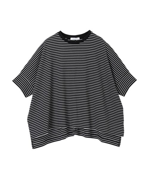 tシャツ ウールポンチプルオーバー レディース セール】切替ワイドポンチプルオーバー（Tシャツ/カットソー