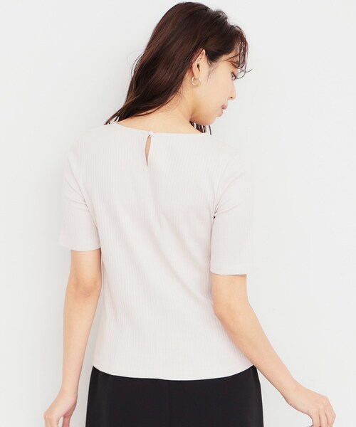 トップス SEA セール】《5color/S-LLsize》ワイドリブボートネックトップス