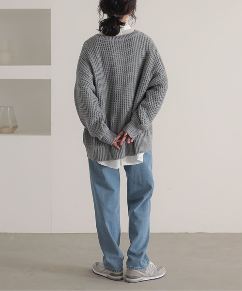 n'OrLABEL（ノアールレーベル）の「『ストレートデニムパンツ』（デニムパンツ・レディース・ブラック/サックスブルー/ブルー・S/M/L/LL/3L）」の15枚目の写真