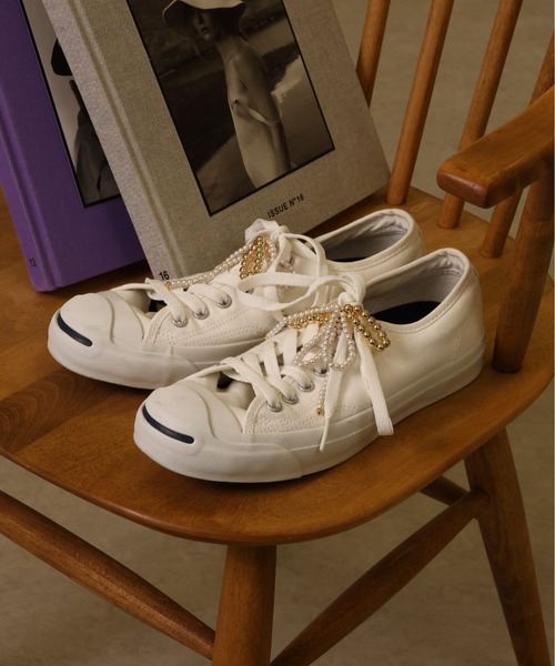 emesuelee(エメスーリー)の「パール×メタルリボン シューレースチャーム 2set(シューズ小物/雑貨・レディース・ゴールド/シルバー・フリー)」の13枚目の写真