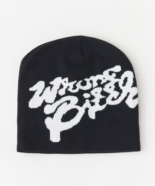 ROOPTOKYO（ループトウキョウ）の「ロゴビーニー（ニットキャップ/ビーニー・レディース・ピンク/レッド/ブラック系その他/ブラック系その他2・FREE）」の5枚目の写真