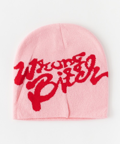 ROOPTOKYO（ループトウキョウ）の「ロゴビーニー（ニットキャップ/ビーニー・レディース・ピンク/レッド/ブラック系その他/ブラック系その他2・FREE）」の11枚目の写真