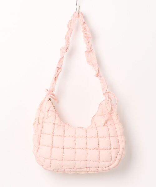 STYLEBLOCK(スタイルブロック)の「キルティングショルダーバッグ(ショルダーバッグ・レディース・カーキ/ピンク系その他/ホワイト/ブラウン/ブラック/ピンク・FREE)」の5枚目の写真