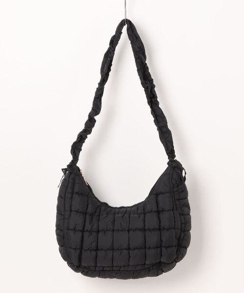 STYLEBLOCK(スタイルブロック)の「キルティングショルダーバッグ(ショルダーバッグ・レディース・カーキ/ピンク系その他/ホワイト/ブラウン/ブラック/ピンク・FREE)」の3枚目の写真