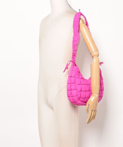 STYLEBLOCK(スタイルブロック)の「キルティングショルダーバッグ(ショルダーバッグ・レディース・カーキ/ピンク系その他/ホワイト/ブラウン/ブラック/ピンク・FREE)」の13枚目の写真