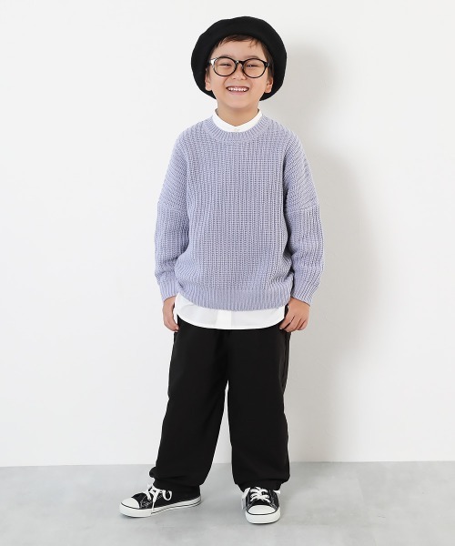 devirock(デビロック)の「ウルトラストレッチ 裏起毛バルーンパンツ(その他パンツ・キッズ・ブラック/ダークオリーブ/ダークパープル/ベージュ系1/グレー系1/テラコッタ・100cm/110cm/120cm/130cm/140cm/150cm/160cm)」の15枚目の写真