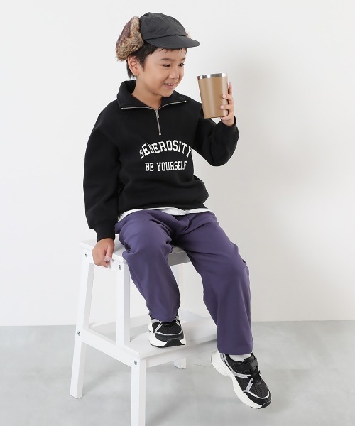 devirock(デビロック)の「ウルトラストレッチ 裏起毛バルーンパンツ(その他パンツ・キッズ・ブラック/ダークオリーブ/ダークパープル/ベージュ系1/グレー系1/テラコッタ・100cm/110cm/120cm/130cm/140cm/150cm/160cm)」の16枚目の写真
